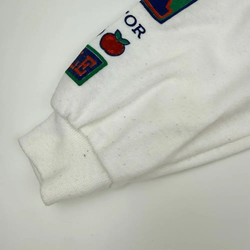 Vintage OshKosh Red Apple Jumper Dress & Shirt, Size 2T